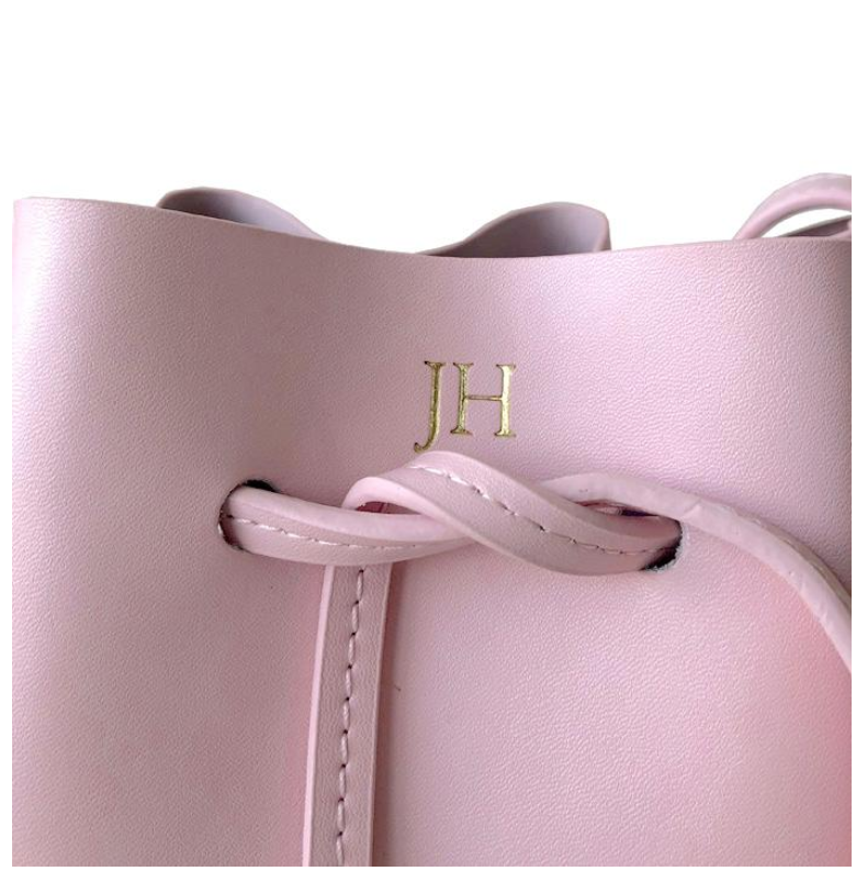 The Madison Smooth Candy Pink Leather Bucket Bag