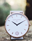 The Allure / Rose Gold & White Minimal Watch