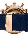 The Cambridge / Rose Gold & Black  Watch