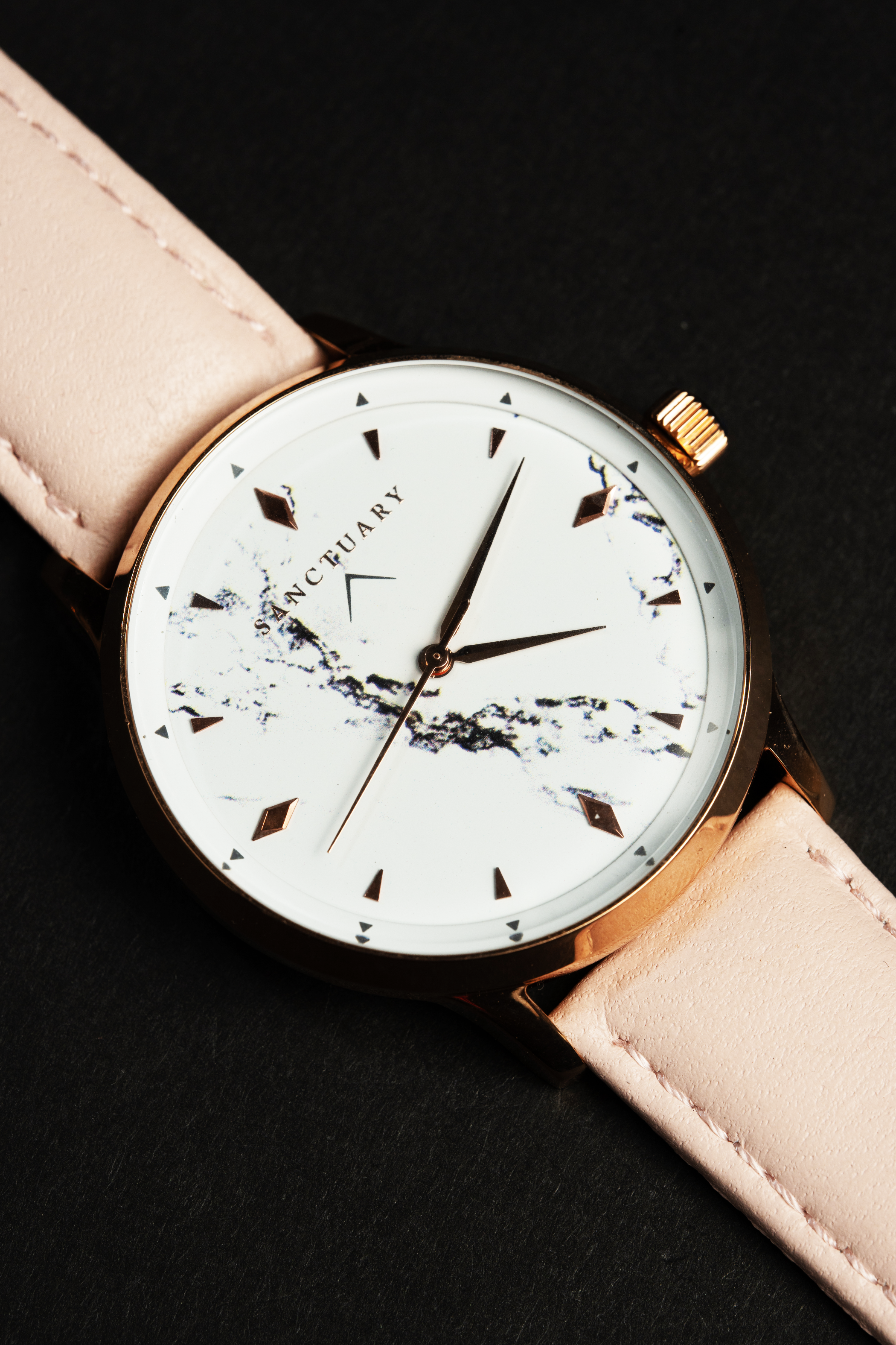 Rose gold marble discount watch