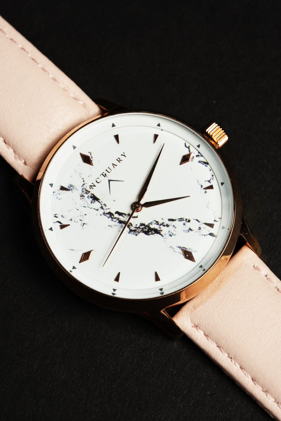 Victoria White Marble / Rose Gold & White Marble Watch