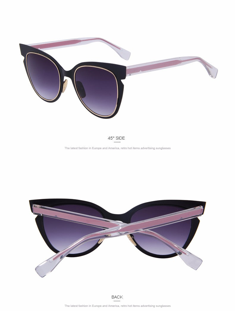 The Flare Purple Cat Eyes Women Sunglasses