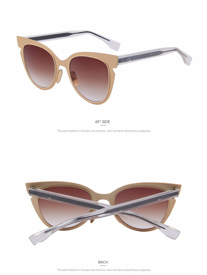 The Flare Brown Cat Eyes Women Sunglasses