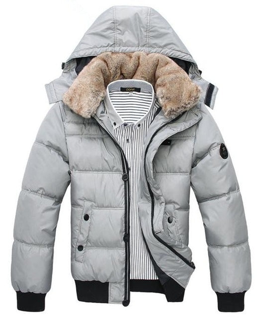 Thick Warm Men Winter Puffer Parka Coat